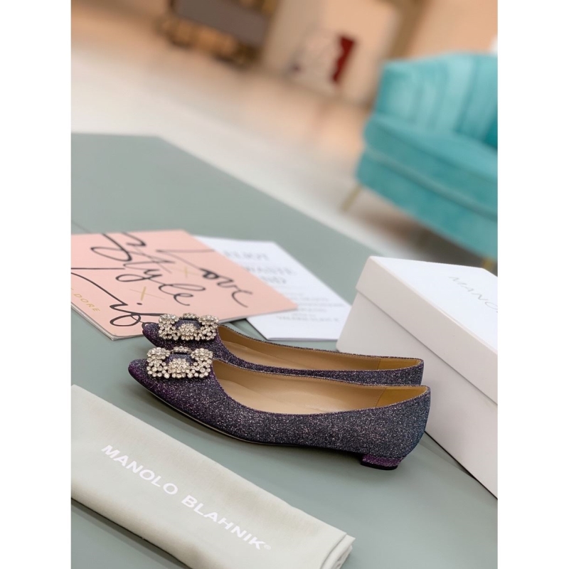 Manolo Blahnik flat shoes
